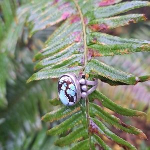 Sterling silver turquoise rig size 6